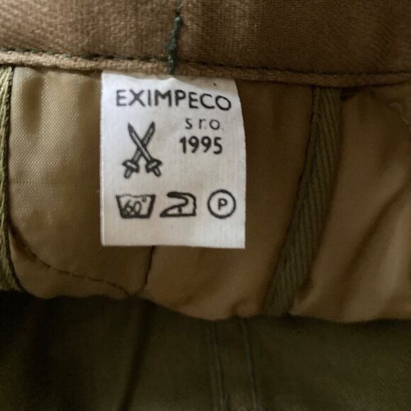 Vintage Czech Military Insulated/Lined Field Pants OD Green XL NEW - Picture 6 of 9